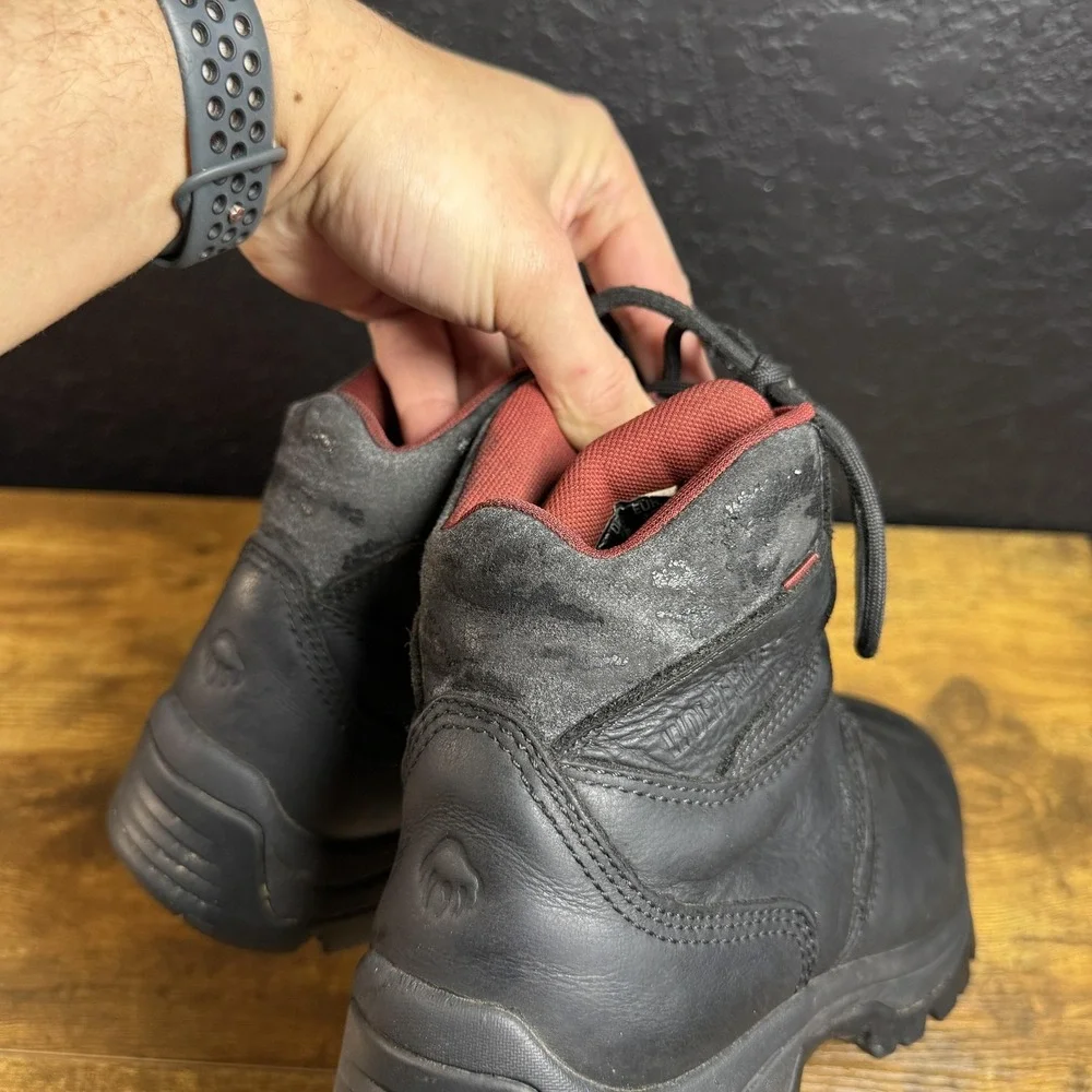 Wolverine Hellcat W04406 Black Leather Waterproof Work‎ Boots Mens 9EW